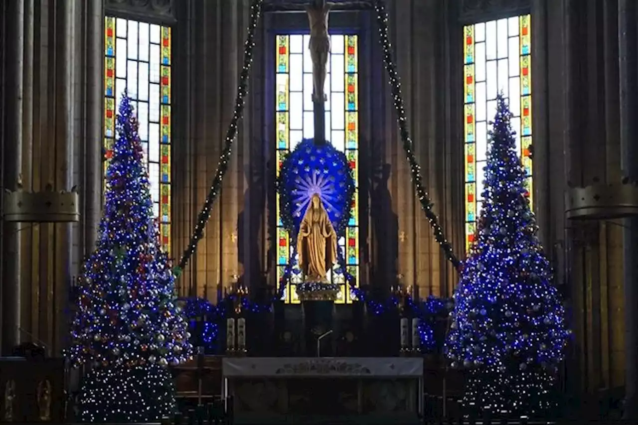Katedral Jakarta jelang Ibadah Misa Natal